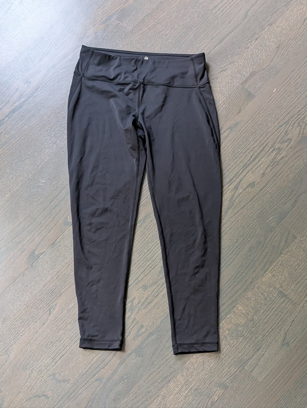 Lapasa Womens Black High Waist Tummy Control Yoga Pants Leggings Size M